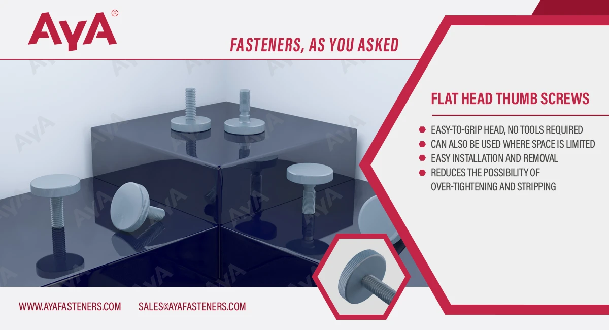 Flat Head Thumb Screws advantages Flat Head Thumb Screws advantages