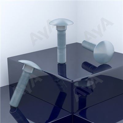 Galvanized carriage bolts for deck .