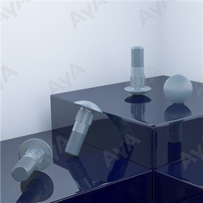 Omutwe ogwetooloovu ribbed neck bolt .